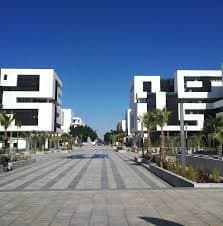 Modern business district in Rabat